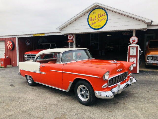 1955 Red Chevrolet Bel Air/150/210 --