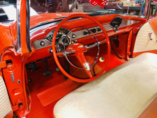 1955 Red Chevrolet Bel Air/150/210 --