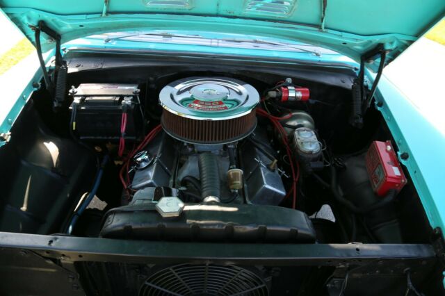 1955 Teal Chevrolet Bel Air/150/210 Coupe