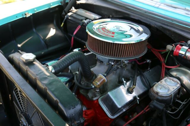 1955 Teal Chevrolet Bel Air/150/210 Coupe