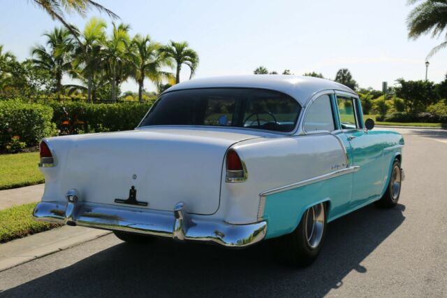 1955 Teal Chevrolet Bel Air/150/210 Coupe