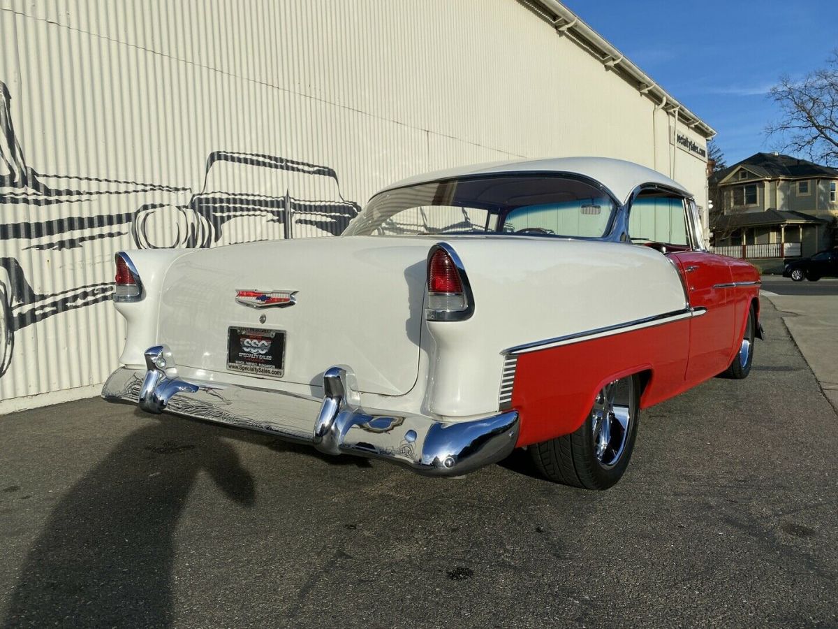 1955 Red Chevrolet Bel Air/150/210 Hardtop