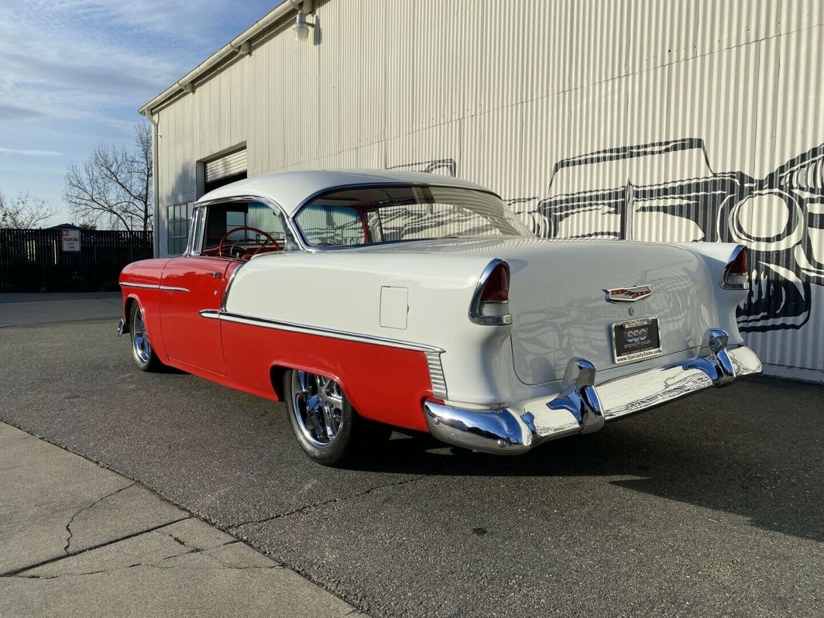 1955 Red Chevrolet Bel Air/150/210 Hardtop