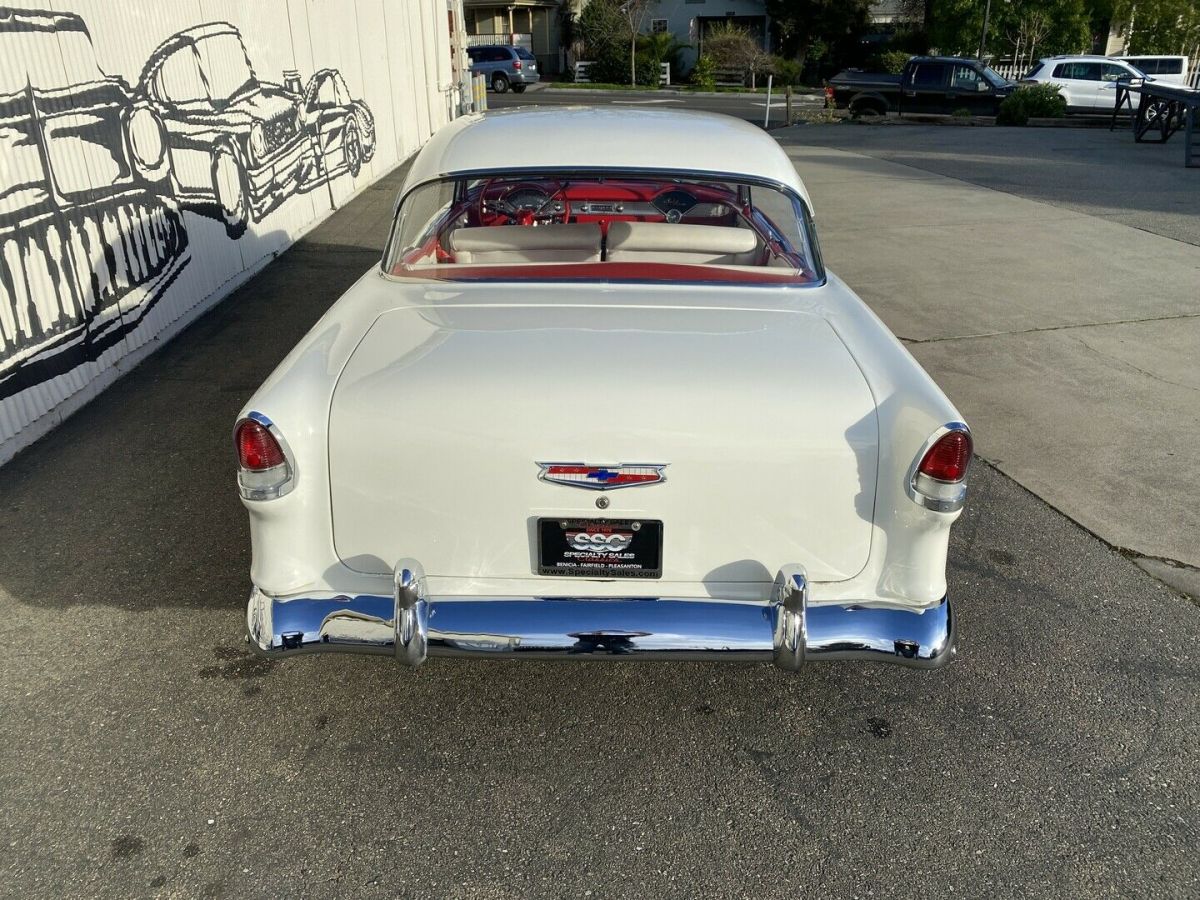 1955 Red Chevrolet Bel Air/150/210 Hardtop
