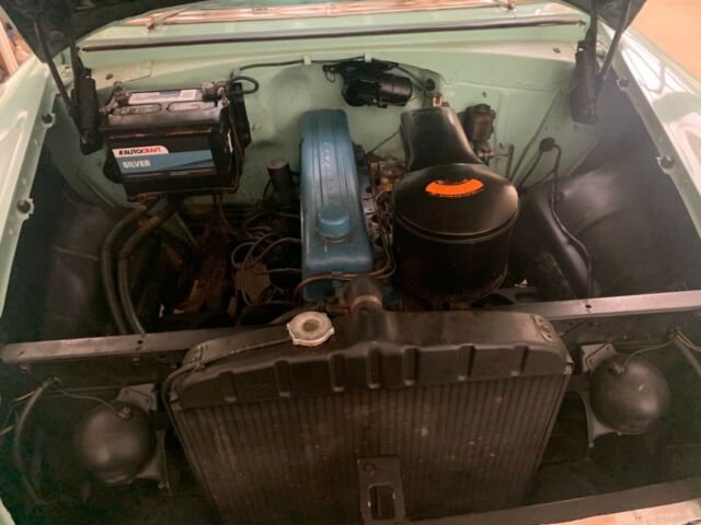 1955 Turquoise white Chevrolet Bel Air/150/210 Sedan