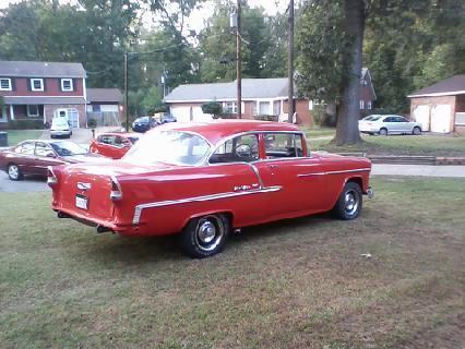 1955 Sky Blue/ Indian Ivory Chevrolet Bel Air/150/210 Coupe
