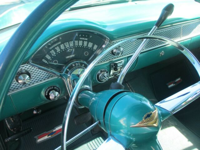 1955 Green Chevrolet Bel Air/150/210 Sedan