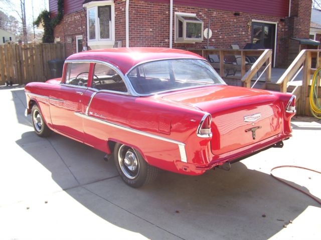 1955 Sky Blue/ Indian Ivory Chevrolet Bel Air/150/210 Coupe
