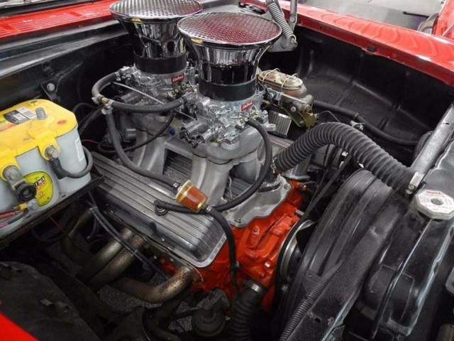 1955 Red Chevrolet Bel Air/150/210 --