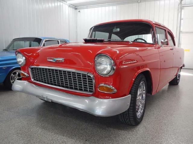 1955 Red Chevrolet Bel Air/150/210 --