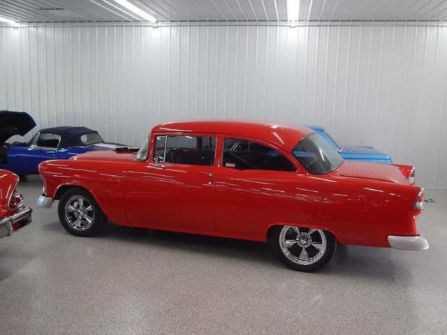 1955 Red Chevrolet Bel Air/150/210 --