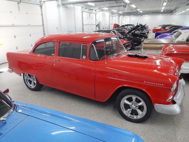 1955 Red Chevrolet Bel Air/150/210 --