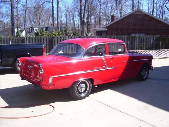 1955 Sky Blue/ Indian Ivory Chevrolet Bel Air/150/210 Coupe
