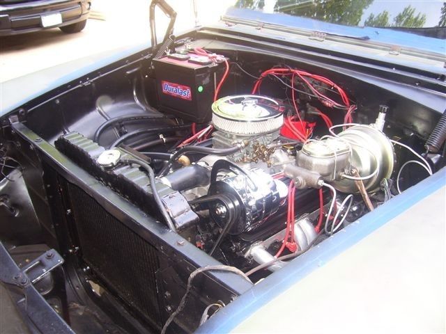 1955 Sky Blue/ Indian Ivory Chevrolet Bel Air/150/210 Coupe