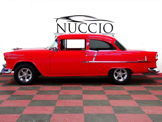 1955 Red Chevrolet Bel Air/150/210 Coupe
