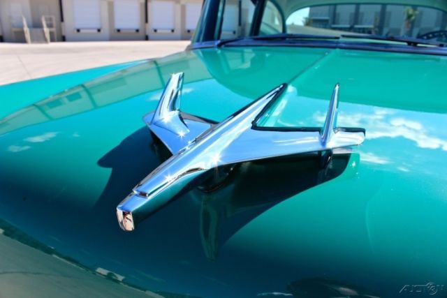 1955 Teal Chevrolet Bel Air/150/210 Sedan