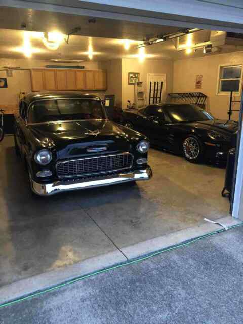 1955 Black Chevrolet Bel Air