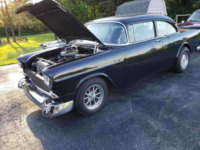 1955 Black Chevrolet Bel Air