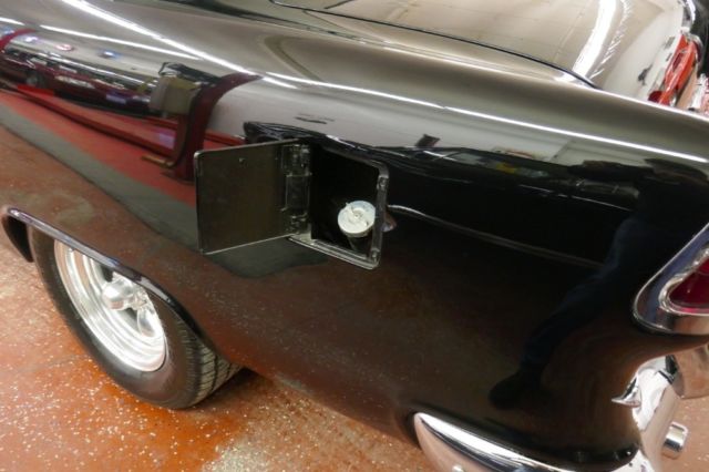 1955 Black Chevrolet Bel Air/150/210 Coupe