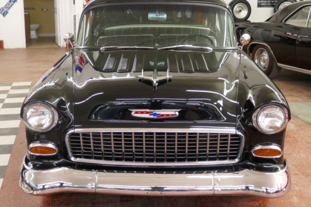 1955 Black Chevrolet Bel Air/150/210 Coupe