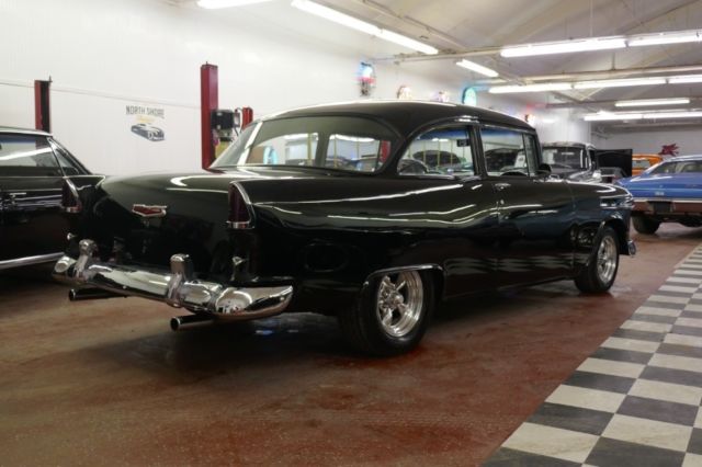 1955 Black Chevrolet Bel Air/150/210 Coupe