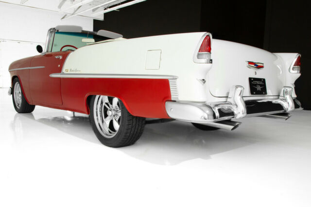 1955 Red Chevrolet Bel Air/150/210 Convertible