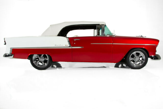 1955 Red Chevrolet Bel Air/150/210 Convertible