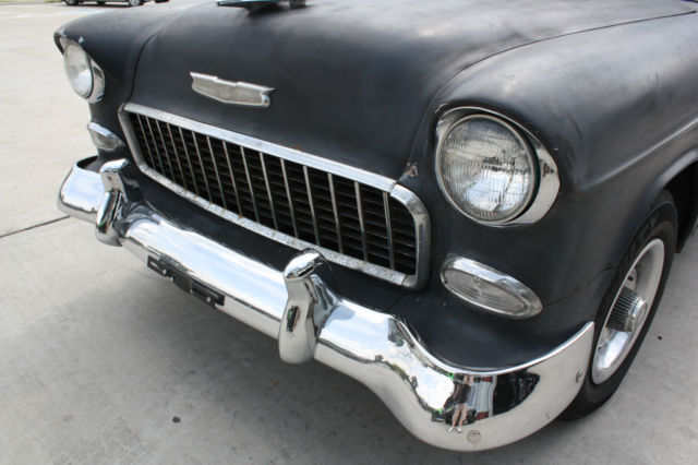 1955 Black Chevrolet Bel Air/150/210