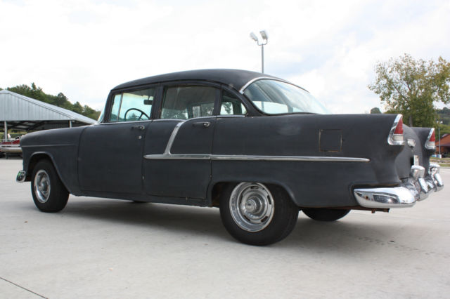 1955 Black Chevrolet Bel Air/150/210