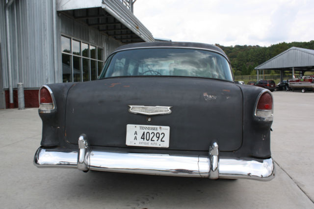 1955 Black Chevrolet Bel Air/150/210