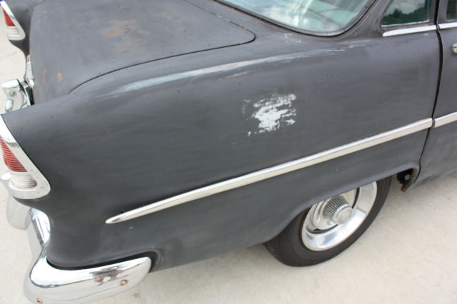1955 Black Chevrolet Bel Air/150/210