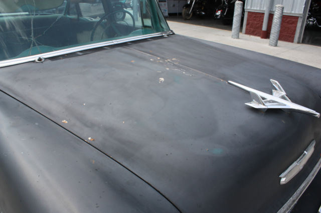 1955 Black Chevrolet Bel Air/150/210