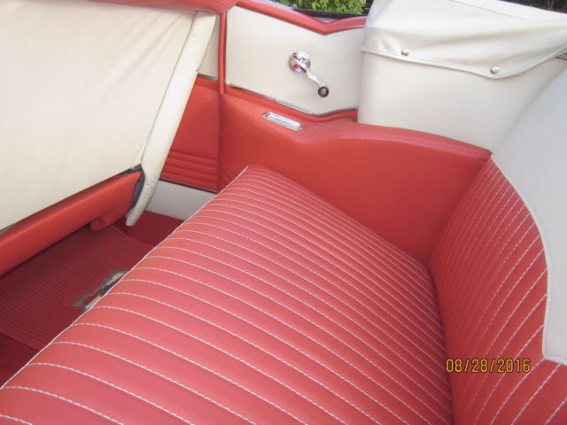 1955 Red / White Chevrolet Bel Air/150/210 Convertible