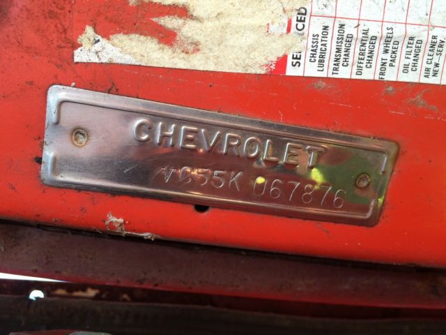 1955 shoreline beige/gypsy red Chevrolet Bel Air/150/210 Convertible