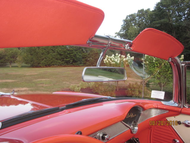 1955 Red / White Chevrolet Bel Air/150/210 Convertible