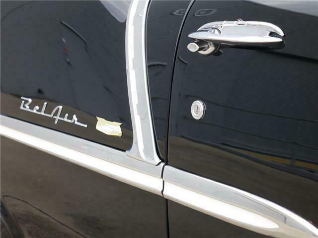 1955 Black Chevrolet Bel Air/150/210 Convertible