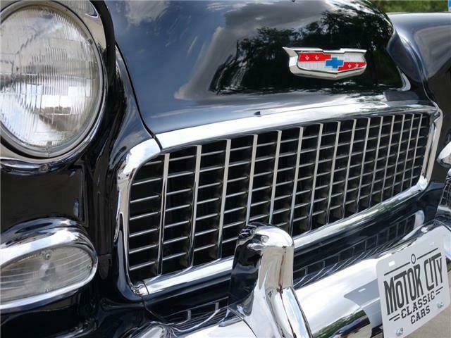 1955 Black Chevrolet Bel Air/150/210 Convertible