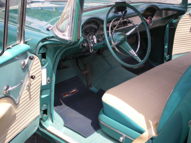 1955 SLATE & PEARL Chevrolet Bel Air/150/210 COUPE