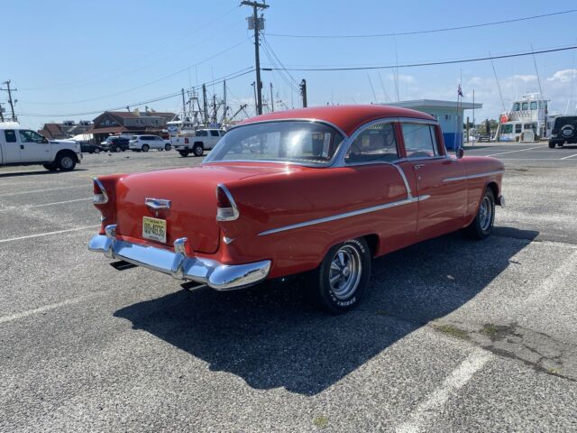 1955 Red Chevrolet Bel Air Coupe