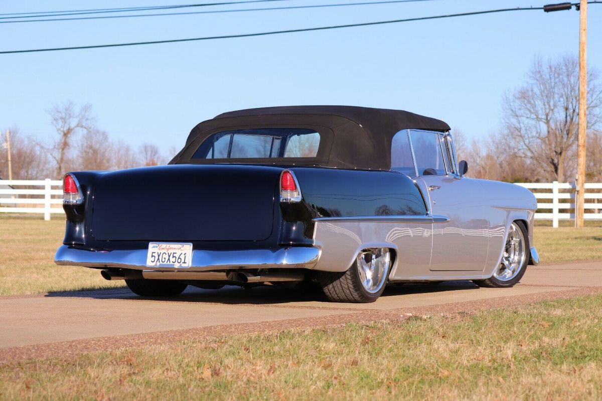 1955 Silver/Black Chevrolet Bel Air/150/210 Convertible