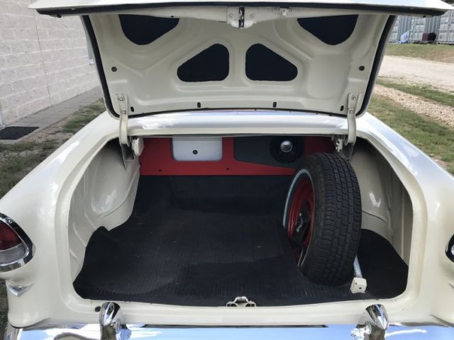 1955 Red Chevrolet Bel Air/150/210 Hardtop