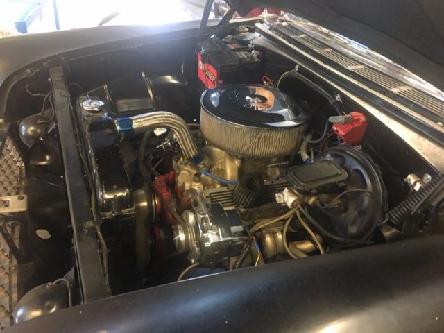 1955 Black Chevrolet Bel Air/150/210 Coupe