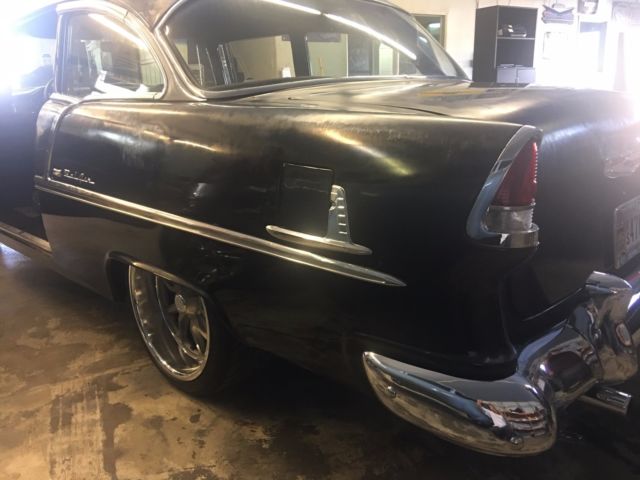 1955 Black Chevrolet Bel Air/150/210 Coupe