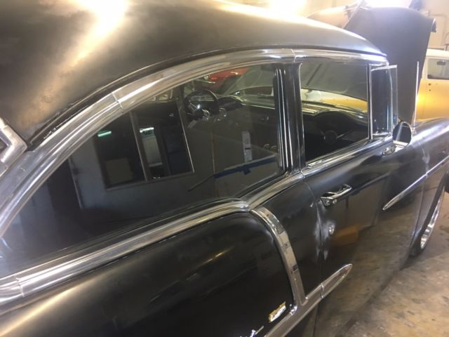 1955 Black Chevrolet Bel Air/150/210 Coupe