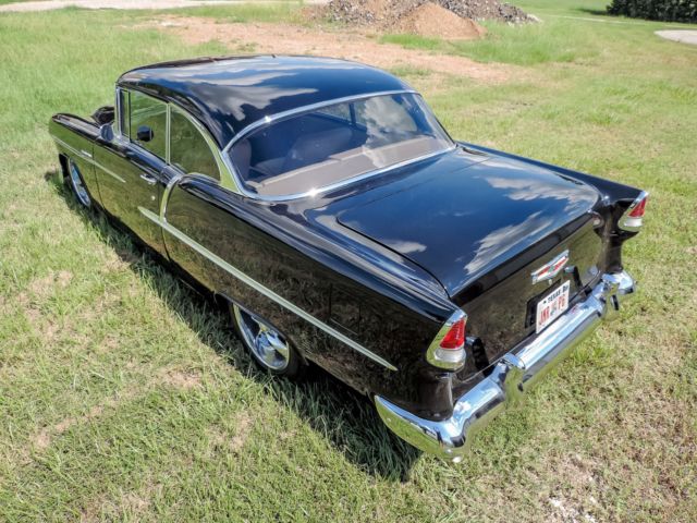 1955 Black Chevrolet Bel Air/150/210 Coupe