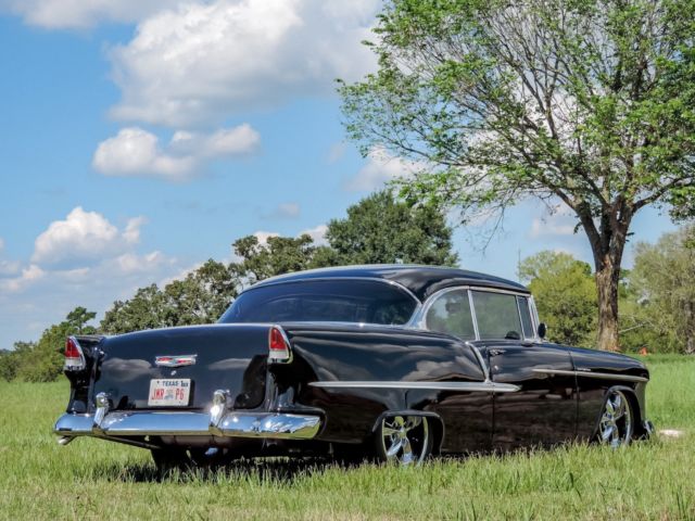 1955 Black Chevrolet Bel Air/150/210 Coupe