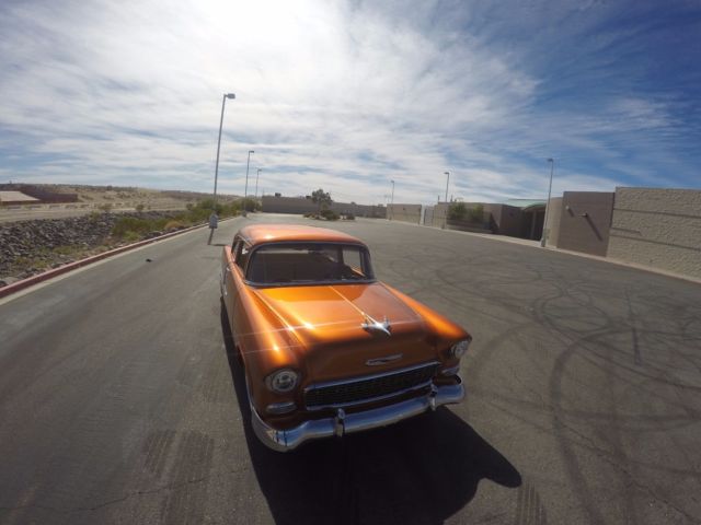 1955 Atomic Orange Chevrolet Bel Air/150/210 Coupe