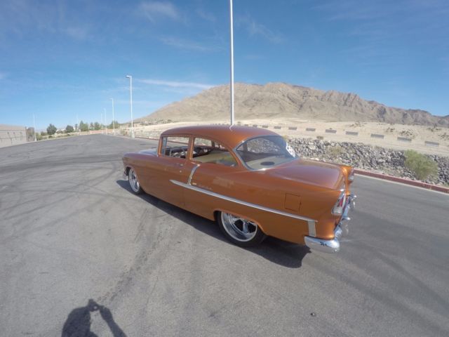 1955 Atomic Orange Chevrolet Bel Air/150/210 Coupe
