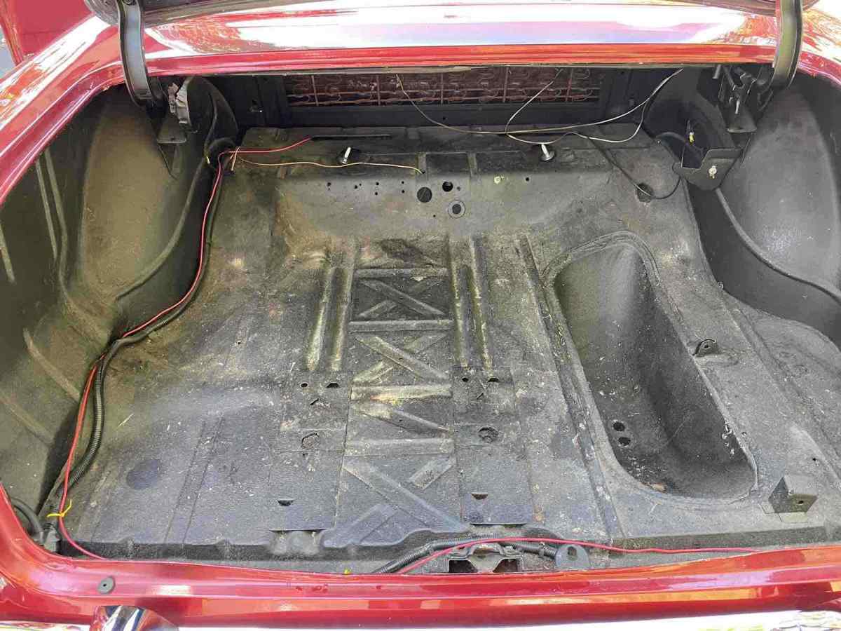 1955 Red Chevrolet Bel Air