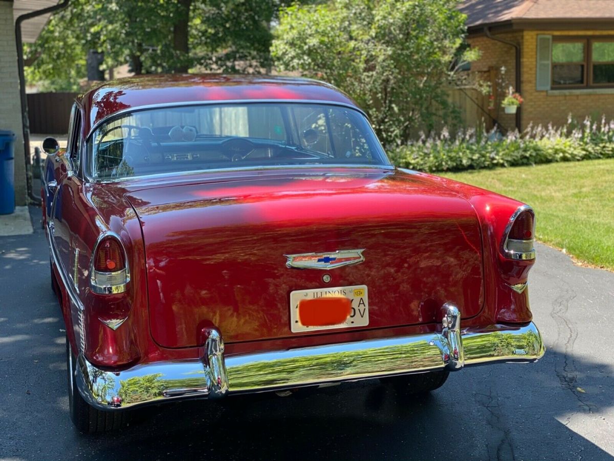 1955 Red Chevrolet Bel Air